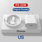 4amp 20W Fast Charger With Cable Compatible With All Apple IPhone