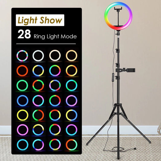 RGB Ring Light with 7 Color Variations