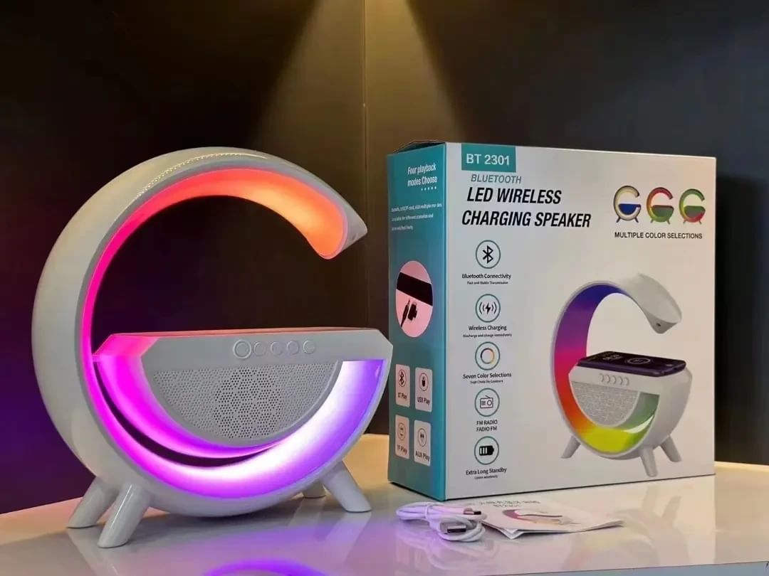 Lighting Speaker with 15w wireless charging